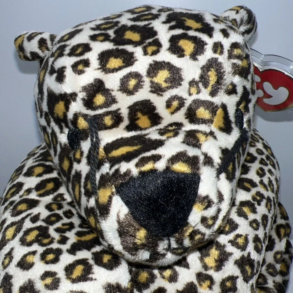 TY Speckles vintage 1996 pillow pal buddy the leopard 15